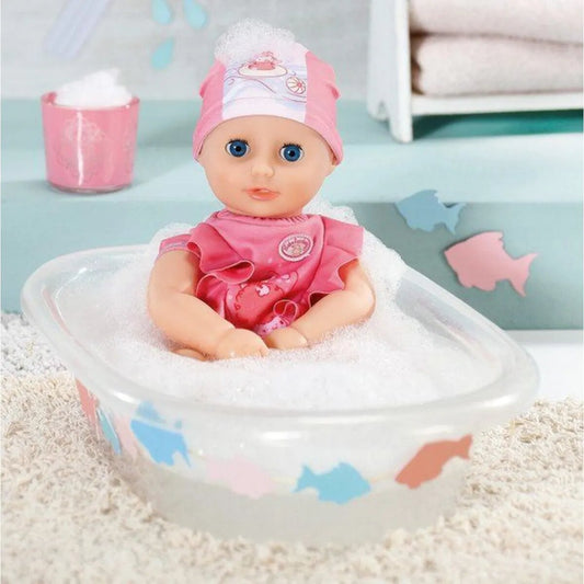Baby Annabell Mein erstes Bad, Annabell 30cm mit Badeanzug und Mütze.