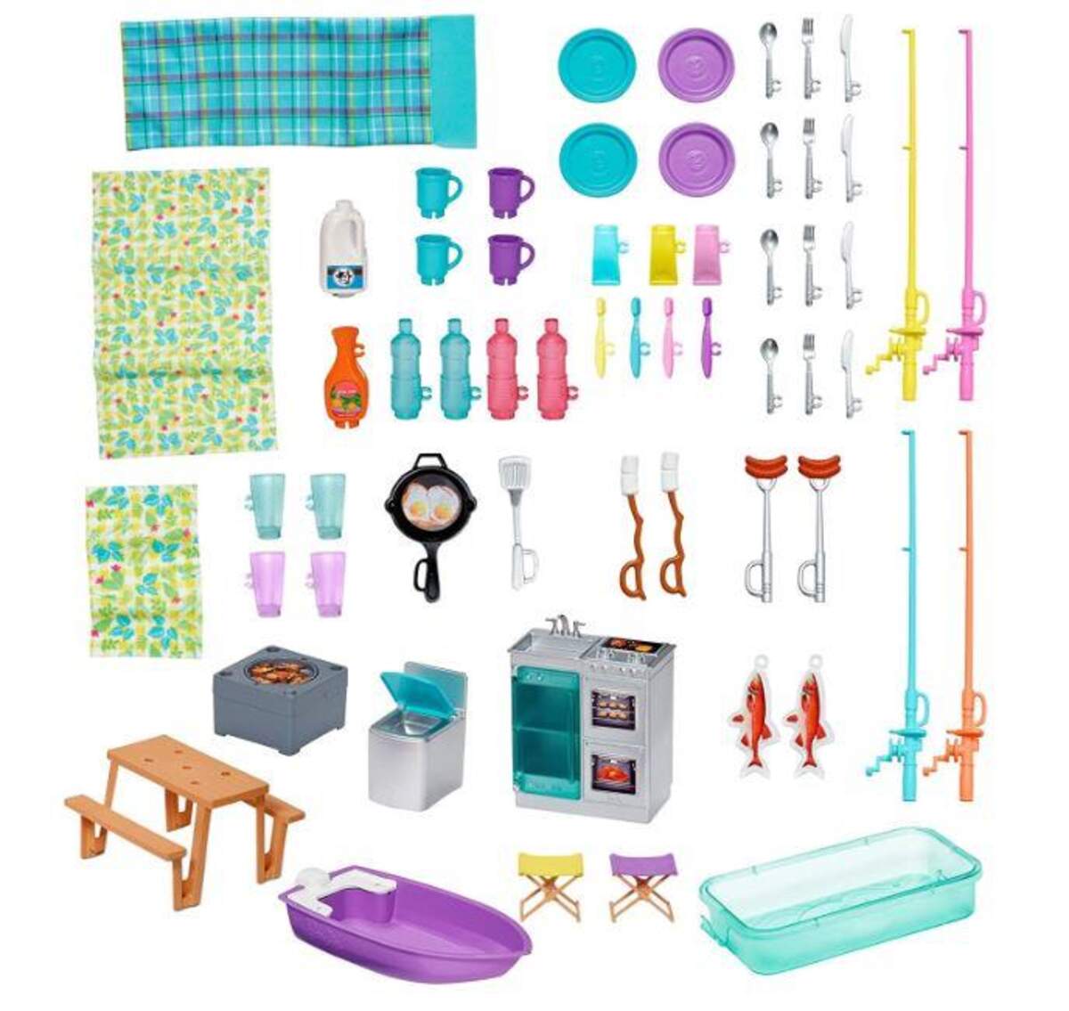 Barbie -in-1 Super Abenteuer-Camper mit Zubehör