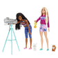 Barbie „Abenteuer zu zweit“ Camping-Spielset mit Zelt, 2 Barbie-Puppen und Zubehörteilen