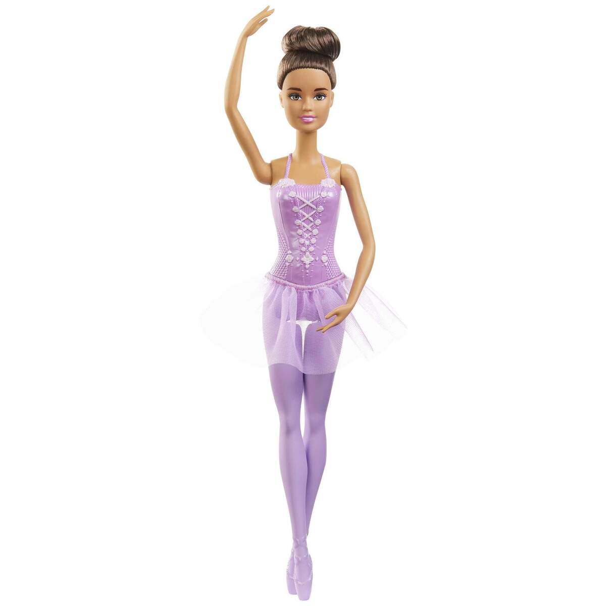 Barbie Ballerina-Puppe mit Tutu und Spitzenschuhen, 1 Stück, 3-fach sortiert
