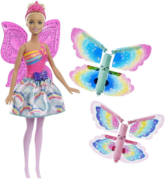 Barbie Dreamtopia Regenbogen-Königreich Magische Flügel-Fee Puppe