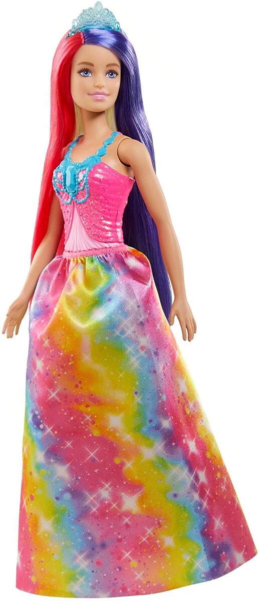 Barbie Dreamtopia Regenbogenzauber Prinzessin Puppe, Anziehpuppe