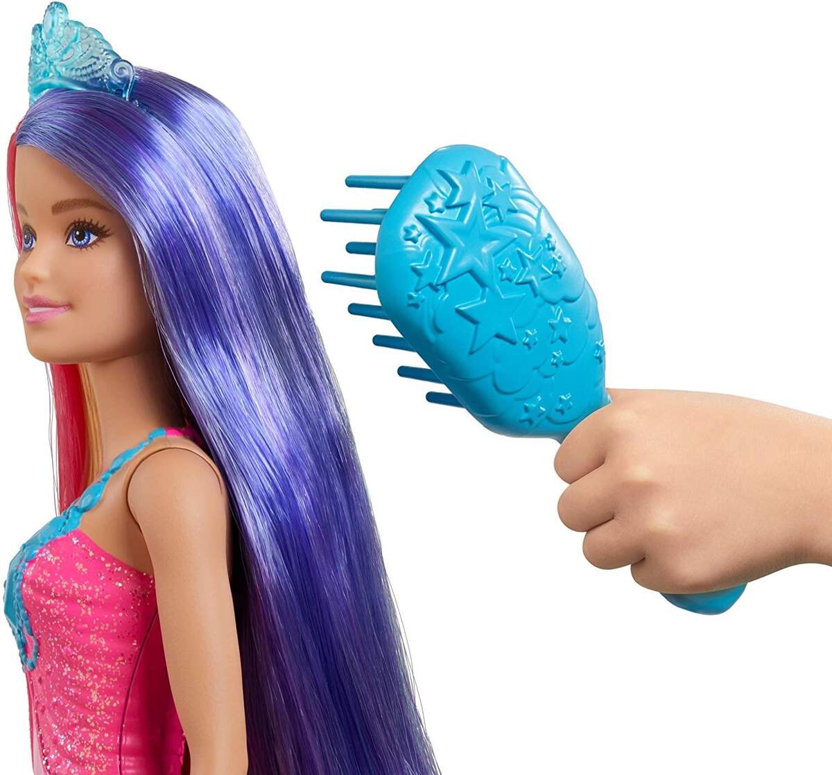 Barbie Dreamtopia Regenbogenzauber Prinzessin Puppe, Anziehpuppe