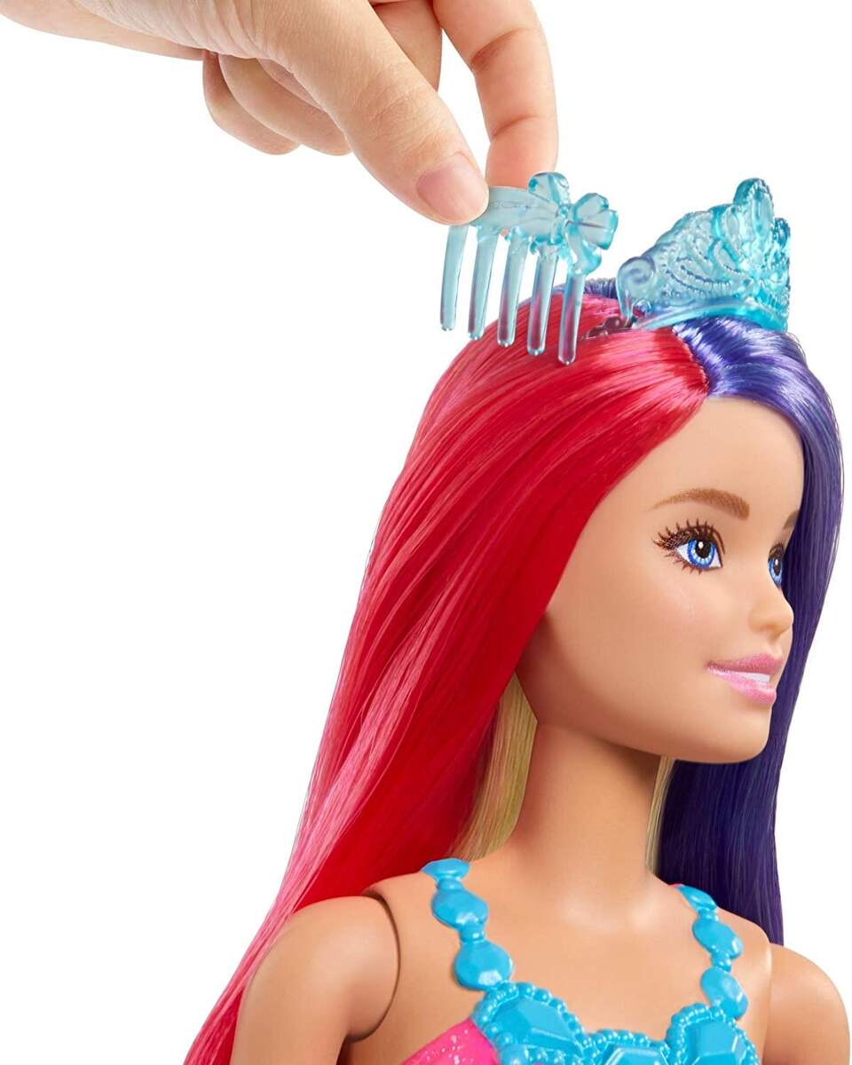 Barbie Dreamtopia Regenbogenzauber Prinzessin Puppe, Anziehpuppe
