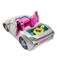 Barbie Extra Auto Cabrio (glitzert) mit Regenbogen Reifen, Zubehör