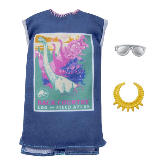 Barbie Moden Sortiment mit Puppenkleidern, 1 Outfit & Zubehörteile, 1 Set, 8-fach sortiert