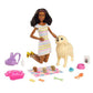 Barbie Puppe (brünett) mit Hund & Welpen, Set inkl. Zubehör
