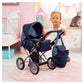 Bayer Design Puppenwagen City Star blau