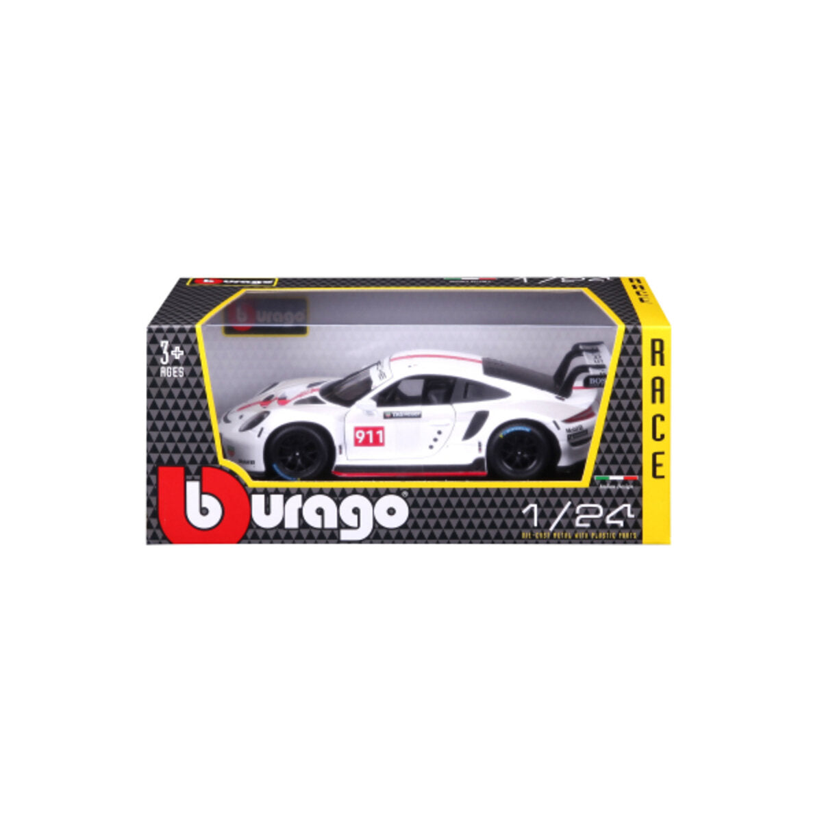 BBURAGO Race Porsche 911 RSR GT (2020), 1:24