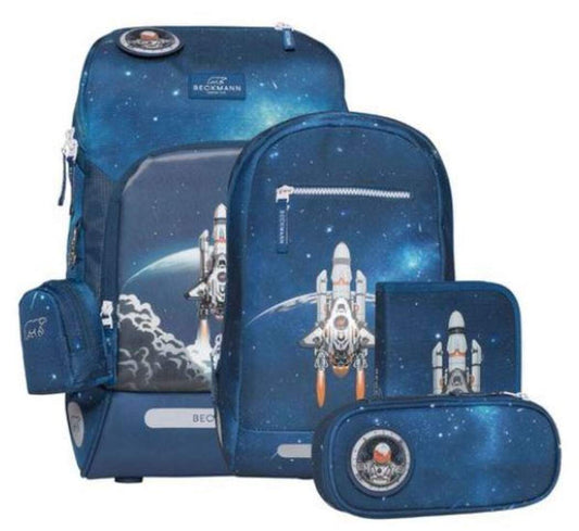 Beckmann Active Air FLX - Space Mission, 6-teiliges Schulrucksack-Set