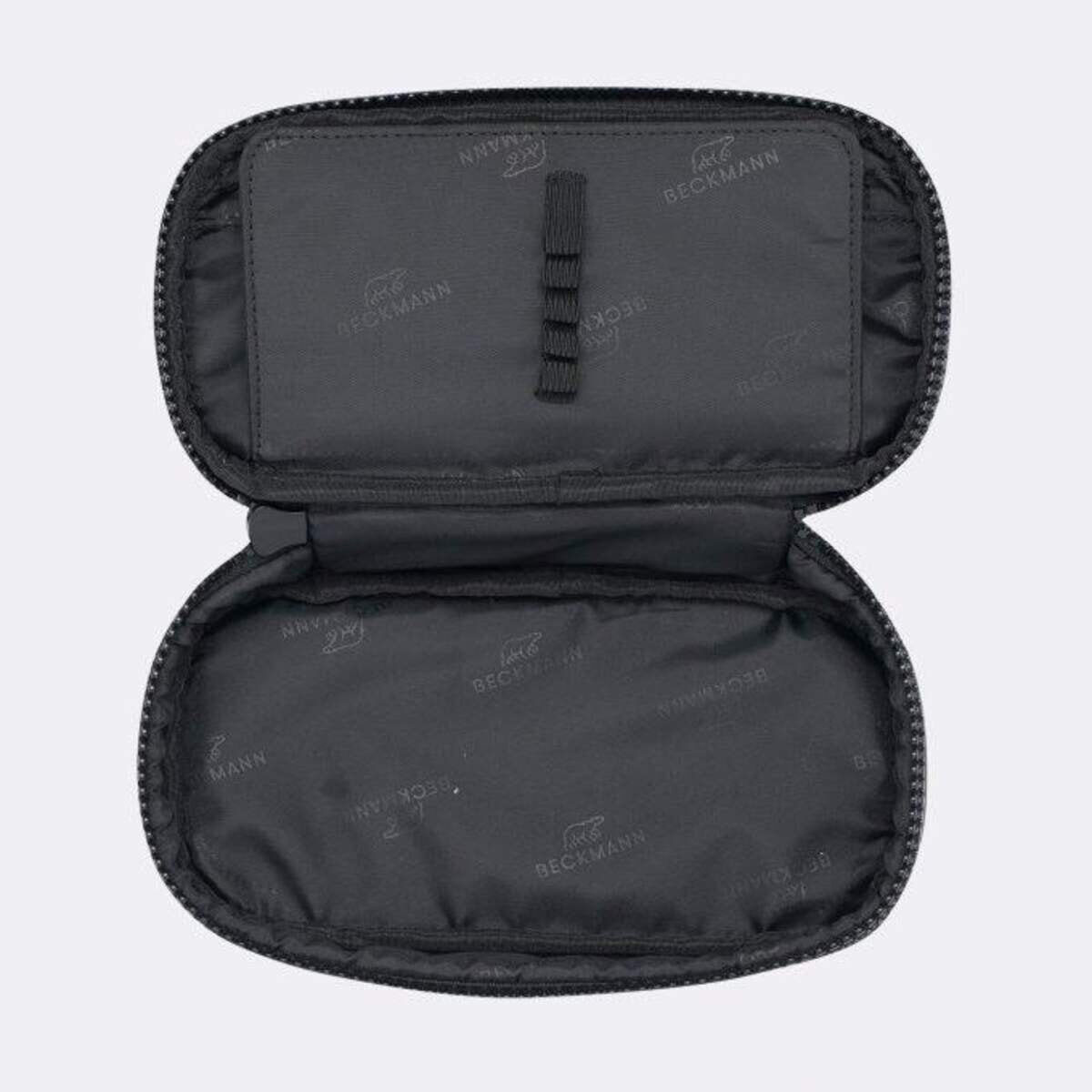 Beckmann Ovales Schlamperetui Sport Junior, Black Bold