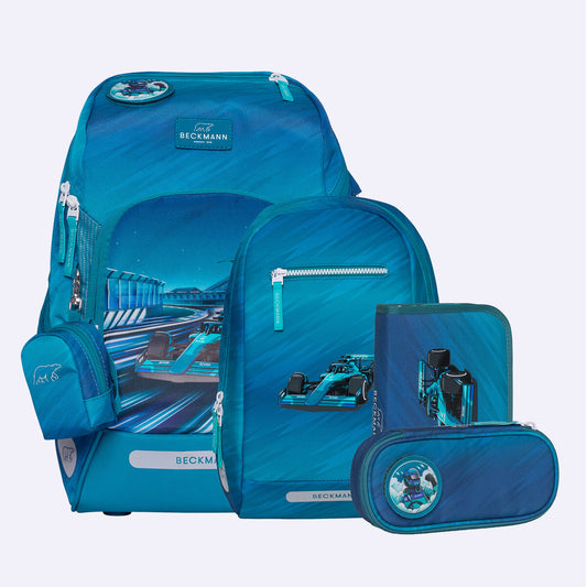 Beckmann Schulrucksack-Set Active Air FLX  Racing, 6-teilig
