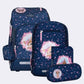 Beckmann Schulrucksack-Set Active Air FLX - Forest Deer Blue, 6-teilig