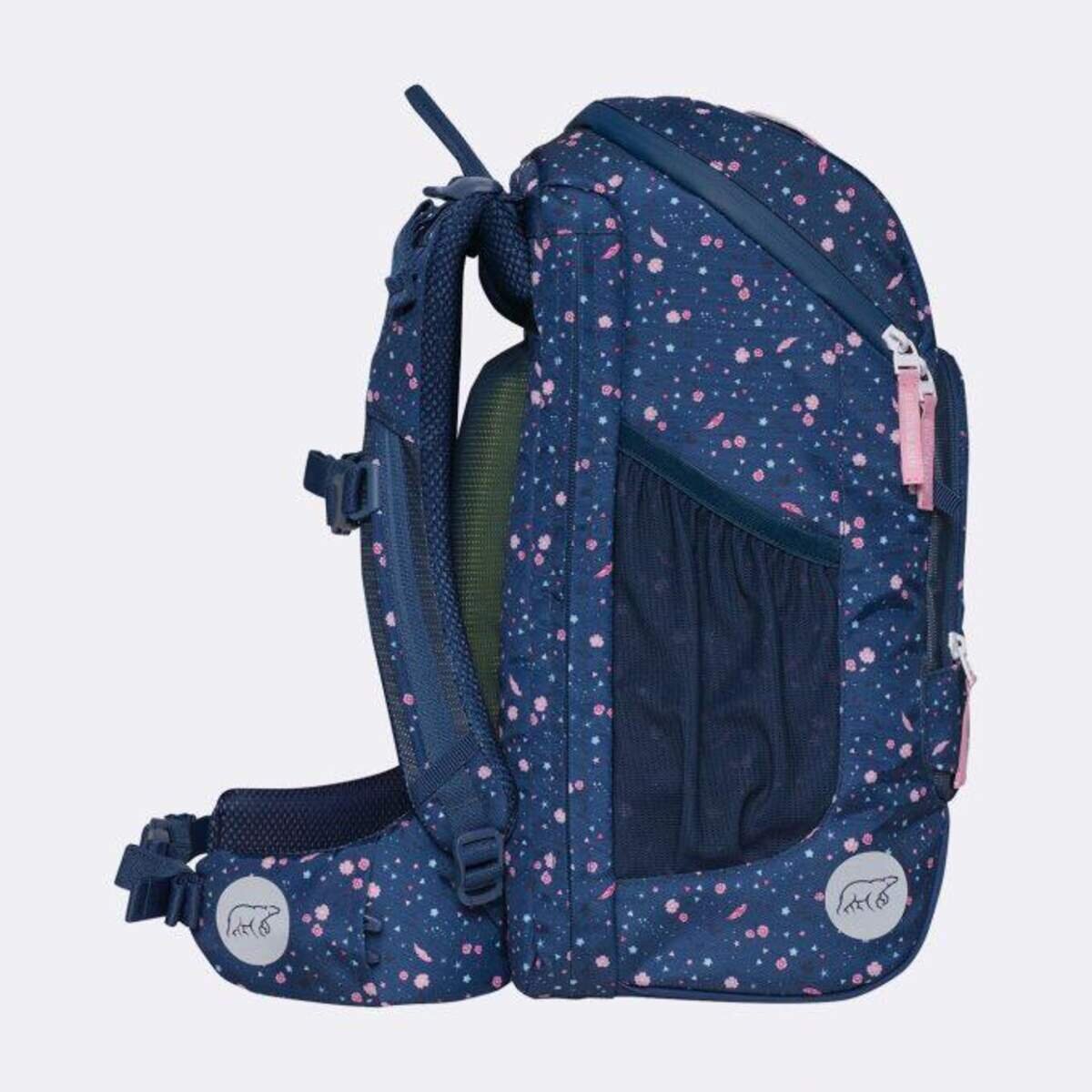 Beckmann Schulrucksack-Set Active Air FLX - Forest Deer Blue, 6-teilig