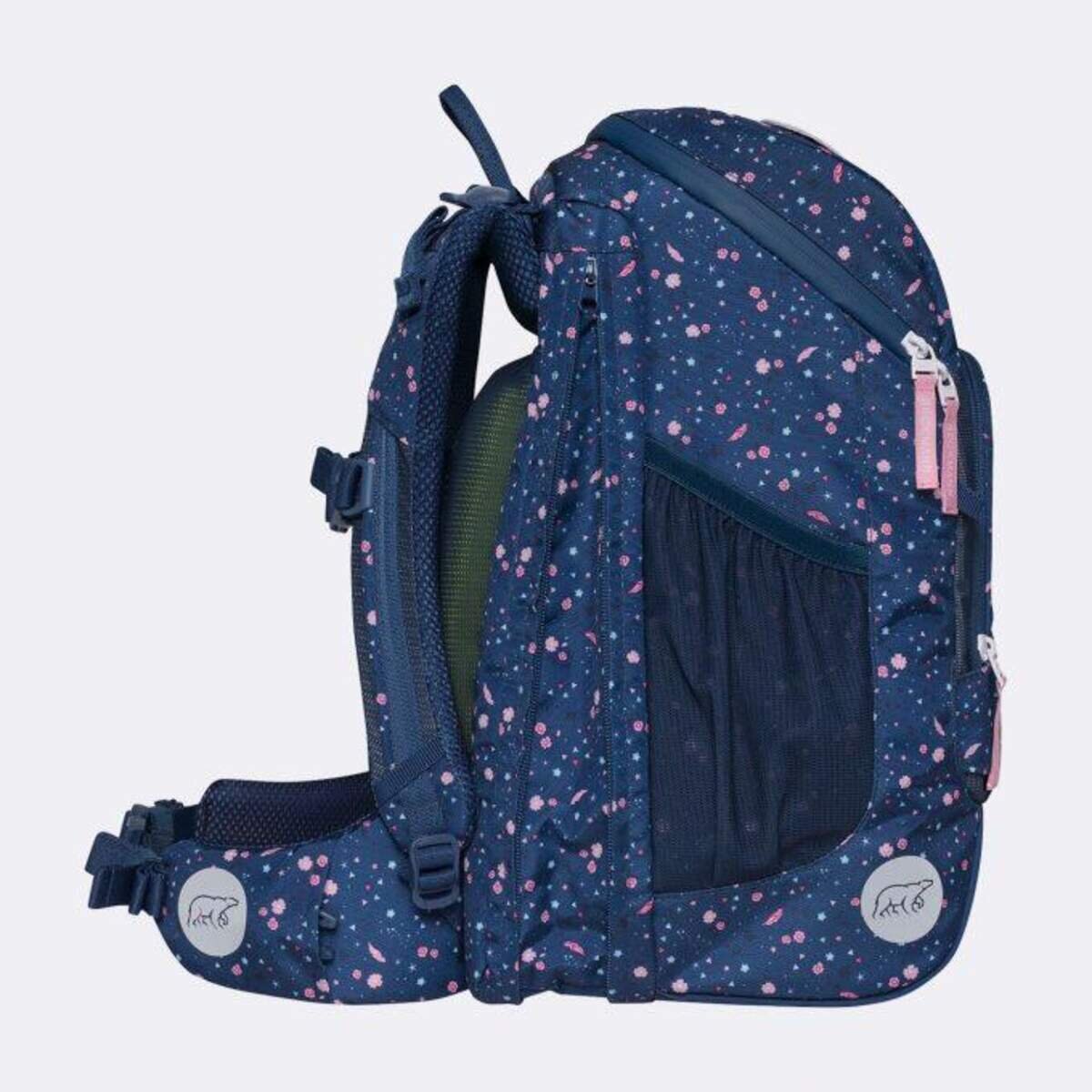 Beckmann Schulrucksack-Set Active Air FLX - Forest Deer Blue, 6-teilig