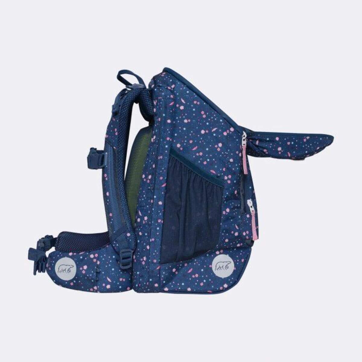 Beckmann Schulrucksack-Set Active Air FLX - Forest Deer Blue, 6-teilig