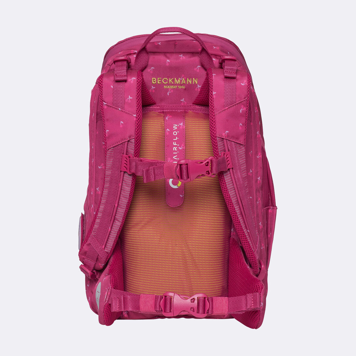 Beckmann Schulrucksack-Set Active Air FLX Cherry, 6-teilig