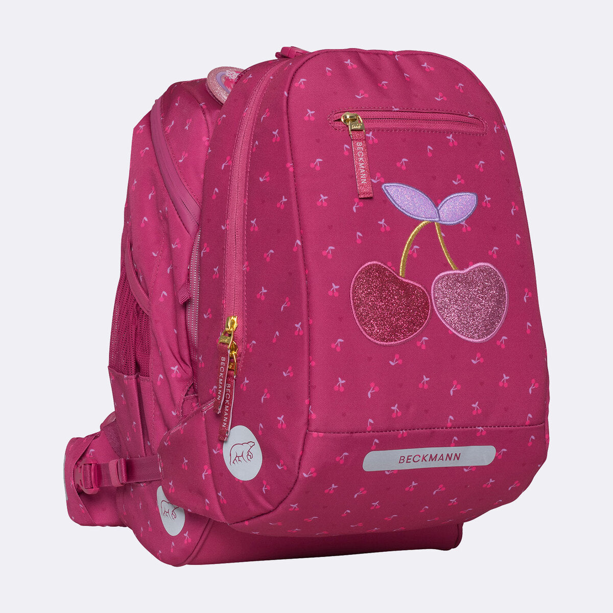 Beckmann Schulrucksack-Set Active Air FLX Cherry, 6-teilig