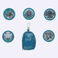 Beckmann Schulrucksack-Set Active Air FLX Jungle Game, 6-teilig