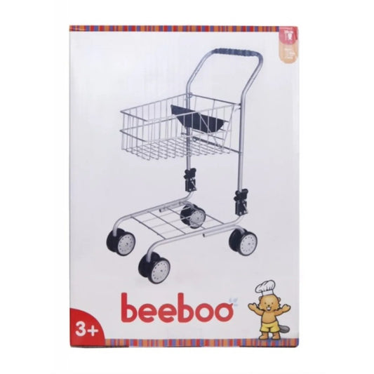 Beeboo Kitchen Einkaufswagen aus Metall mit integriertem Puppensitz