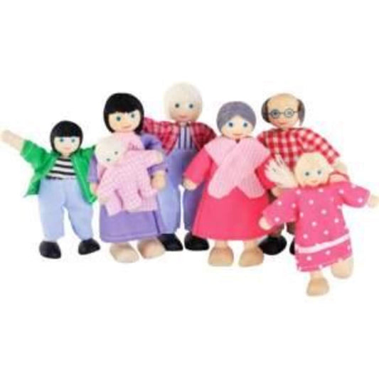 Beeboo Puppenstubenfamilie, 7-teilig