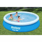 Bestway Fast Set™ Aufstellpool-Set mit Filterpumpe Ø 366 x 76 cm, blau, rund