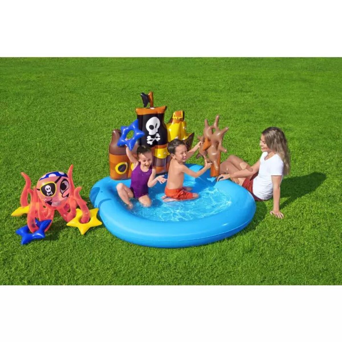 Bestway Wasserspielcenter Ships Ahoi 140 x 130 x 104 cm