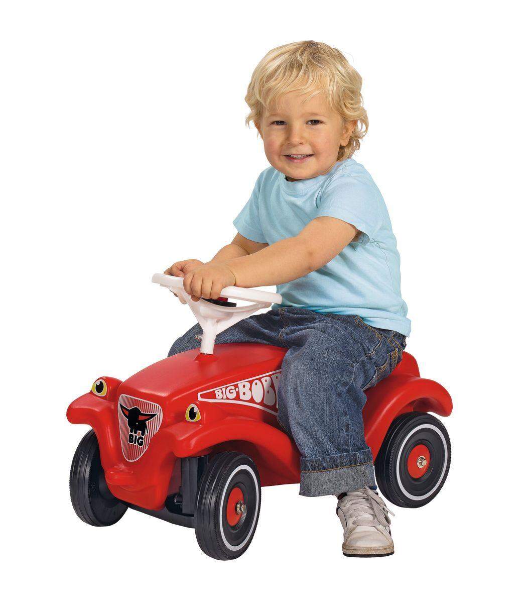BIG Bobby Car Classic rot, mit Flüsterrädern und Schuhschonern