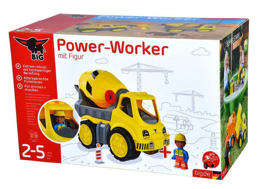BIG Power-Worker Zementmischer+Figur