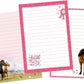 Briefpapier-Set Pferdefreunde