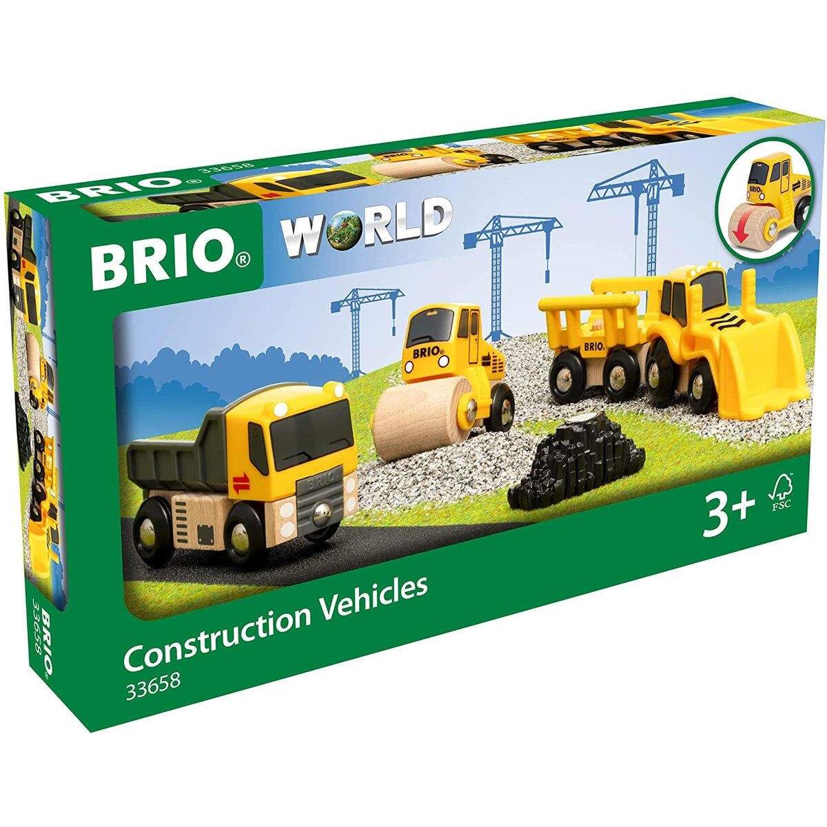 BRIO Baustellenfahrzeuge im Set