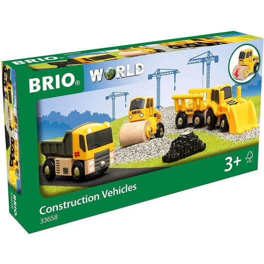 BRIO Baustellenfahrzeuge im Set