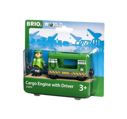 BRIO Frachtlok mit Fahrer