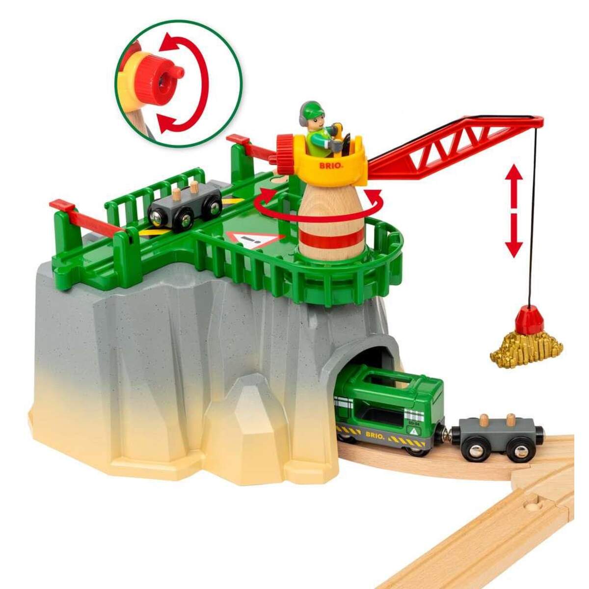 BRIO Gebirgs-Frachten Set Deluxe