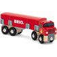 BRIO Holztransporter m. Magnetladung