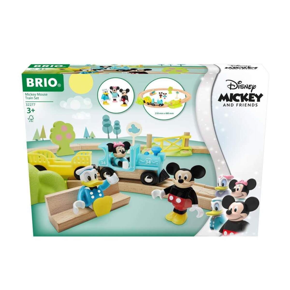 BRIO Micky Maus Eisenbahn-Set