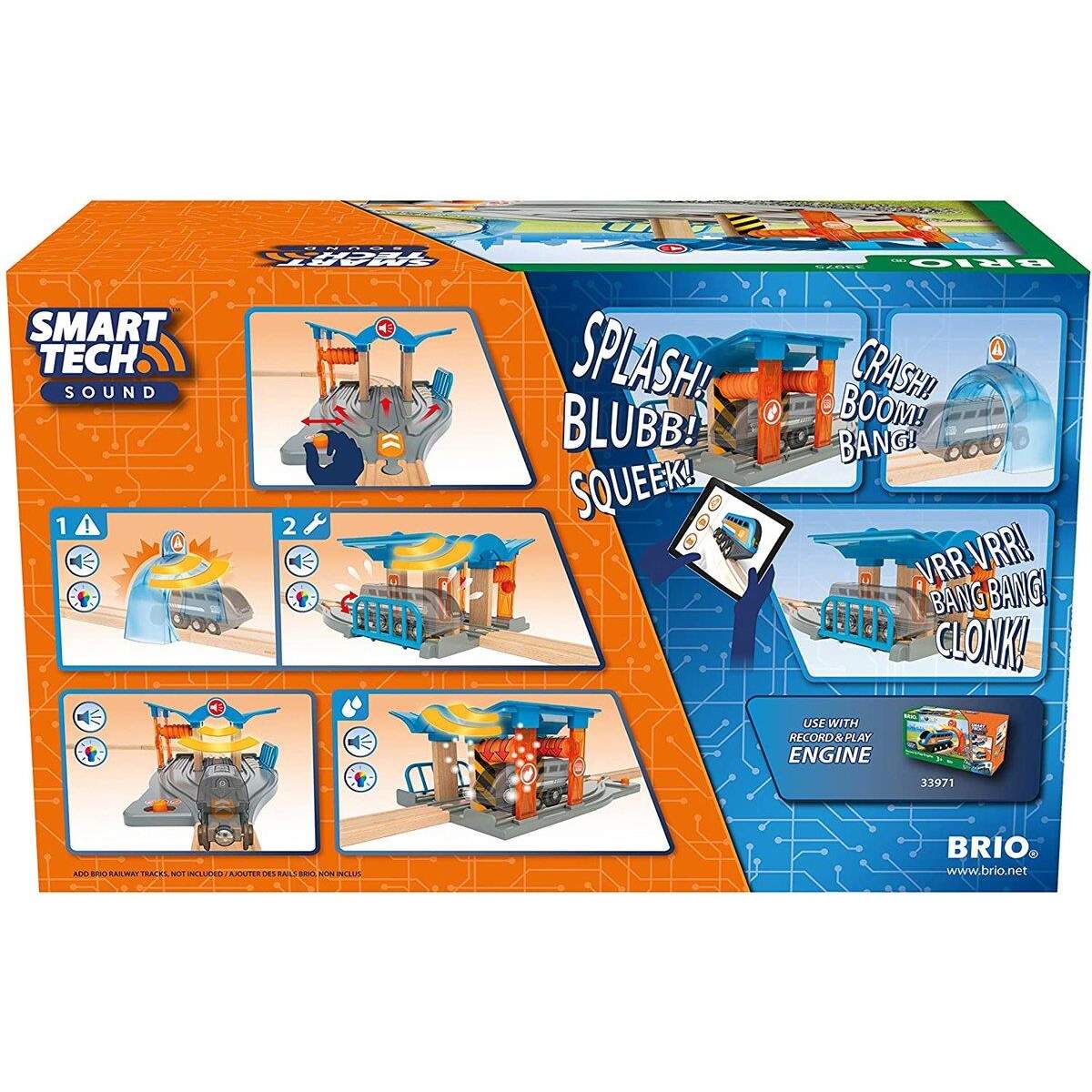 BRIO Smart Tech - Sound Waschstraße mit Werkstatt