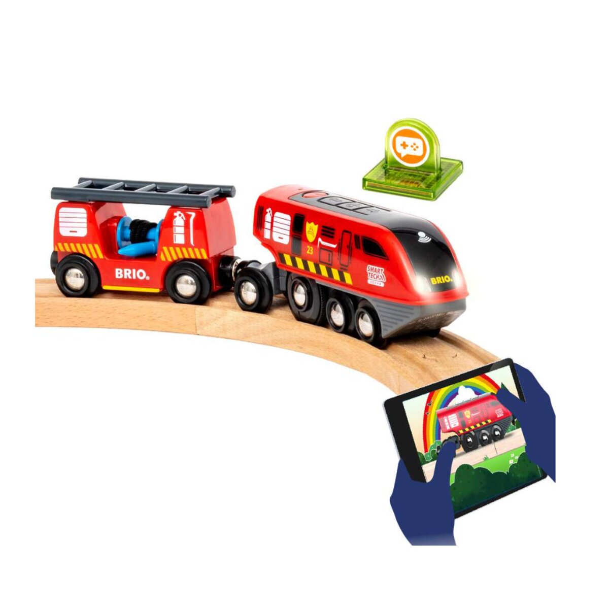 BRIO Smart Tech Sound Feuerwehreinsatz-Rettungs-Set