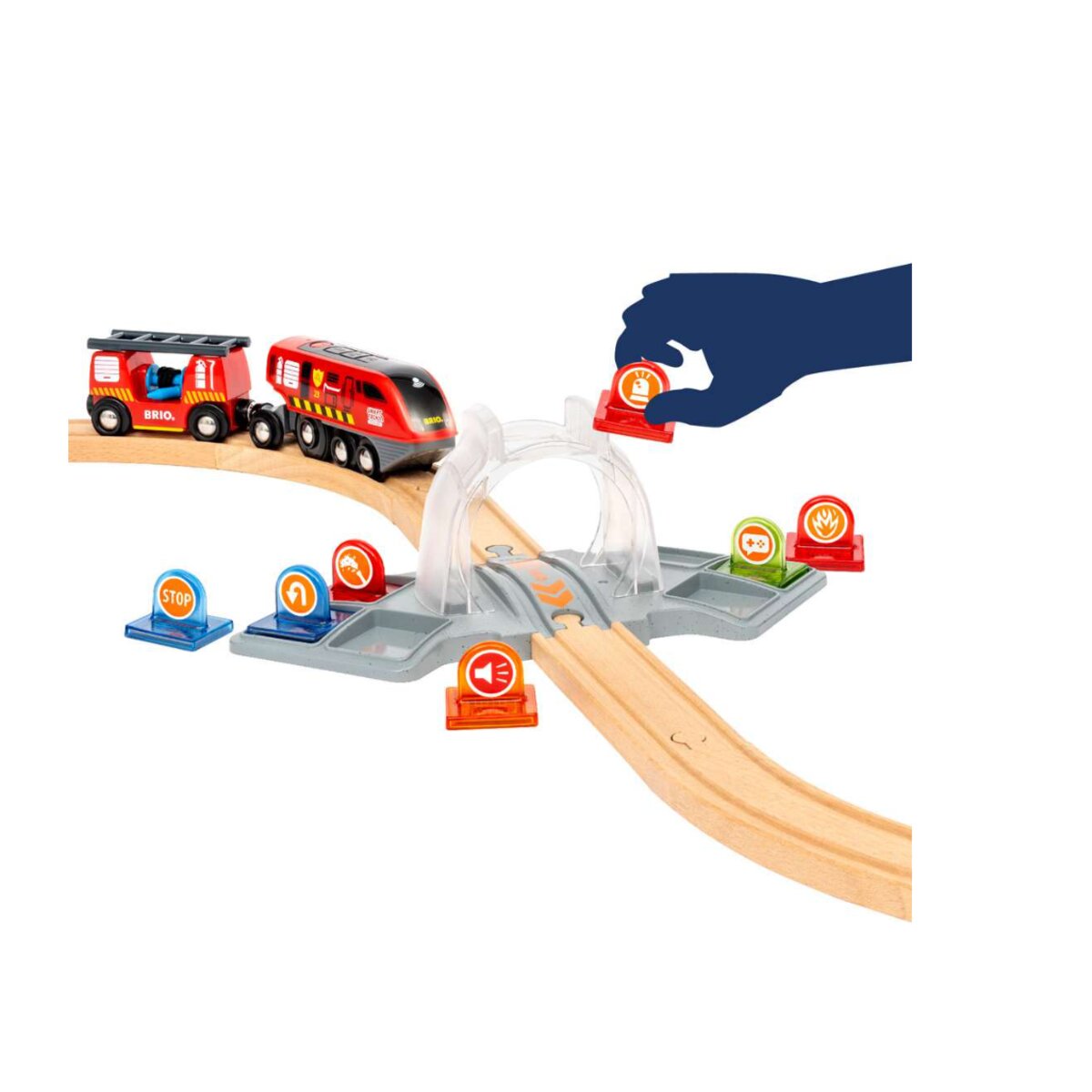 BRIO Smart Tech Sound Feuerwehreinsatz-Rettungs-Set