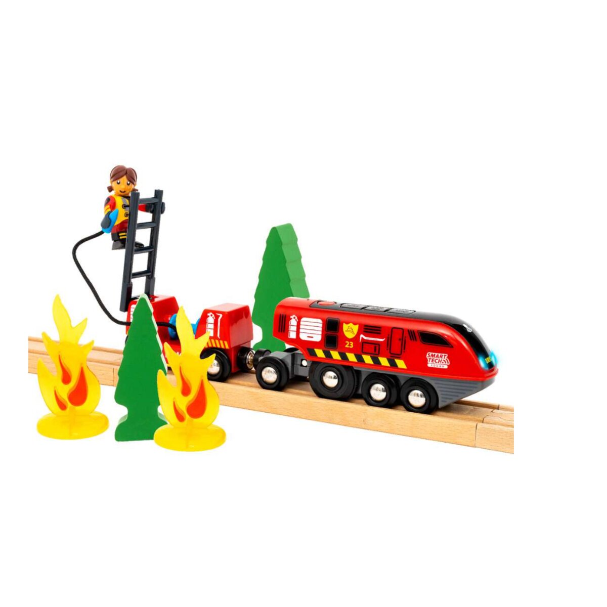 BRIO Smart Tech Sound Feuerwehreinsatz-Rettungs-Set