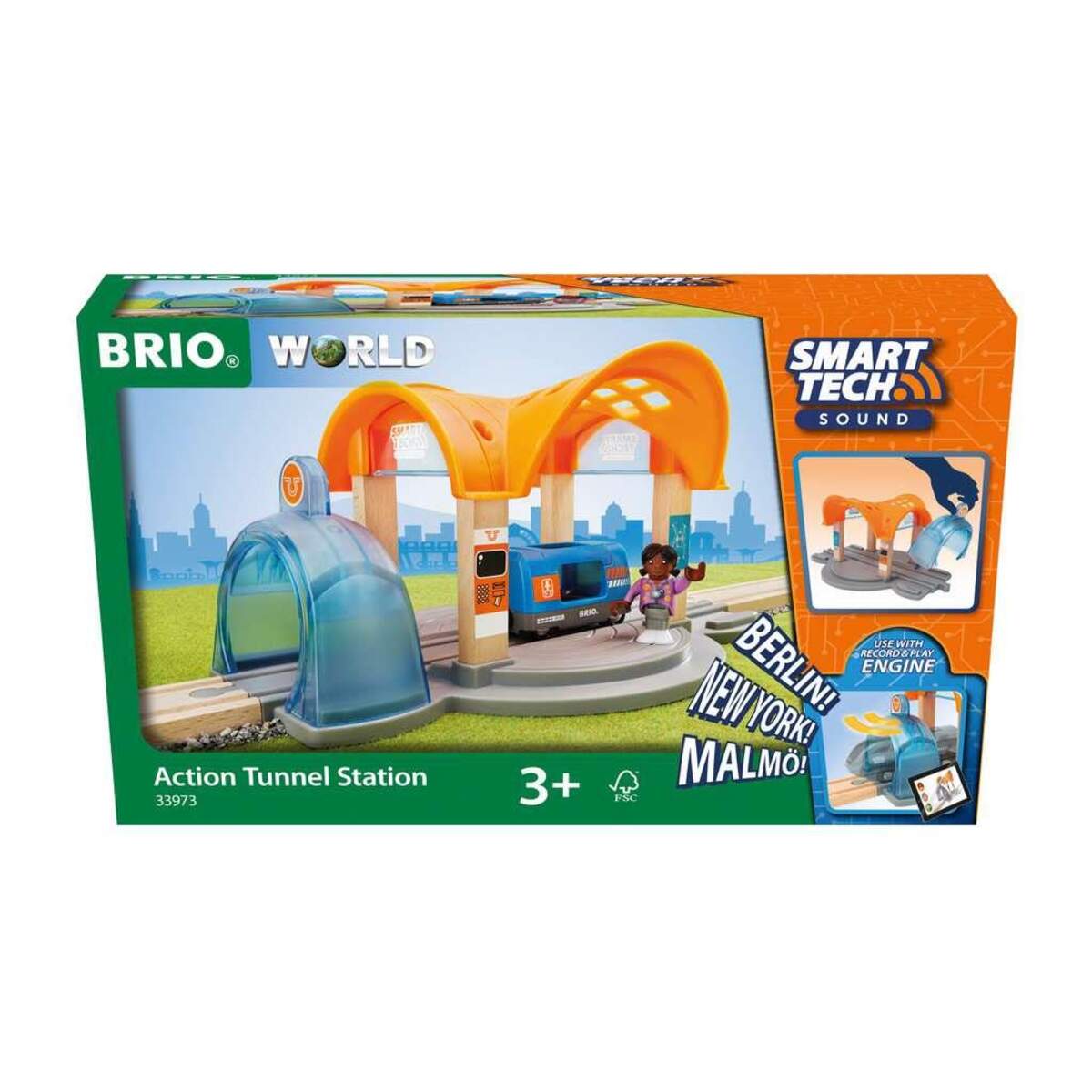 BRIO ST Sound Bahnhof m.ActionTunnel