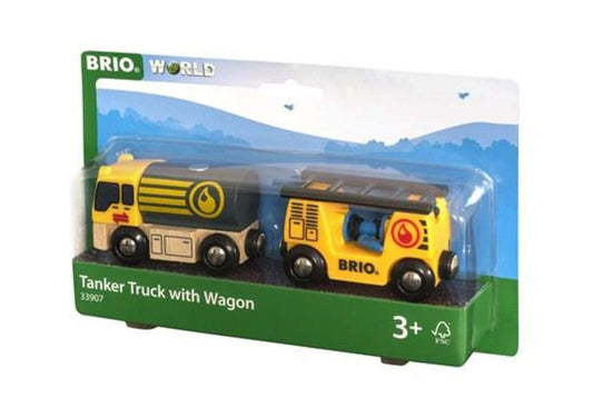 BRIO Tankwagen mit Anhänger