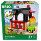 BRIO Tierscheune mit Heuwaggon