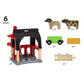 BRIO Tierscheune mit Heuwaggon