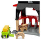 BRIO Tierscheune mit Heuwaggon