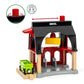 BRIO Tierscheune mit Heuwaggon