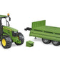 BRUDER® 2108 John Deere 5115M + mit Bordwandanhänger