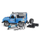 BRUDER® 2597 Land Rover Defender Polizeifahrzeug mit Polizist und Ausstattung