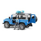 BRUDER® 2597 Land Rover Defender Polizeifahrzeug mit Polizist und Ausstattung