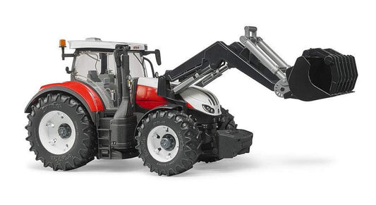 BRUDER® 3181 Steyr 6300 Terrus CVT mit Frontlader